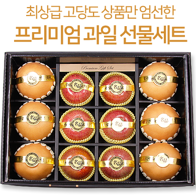 [실속 선물용] 과일선물세트 (배 6개+사과 6개) 5KG 내외
